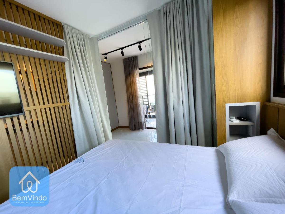 Apartamento Com Linda Vista Mar No Smart Barra 2 Salvador Kültér fotó
