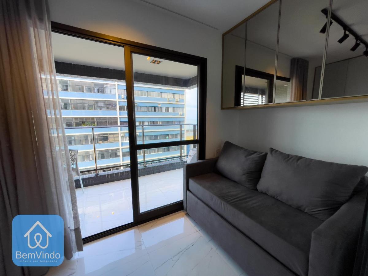 Apartamento Com Linda Vista Mar No Smart Barra 2 Salvador Kültér fotó